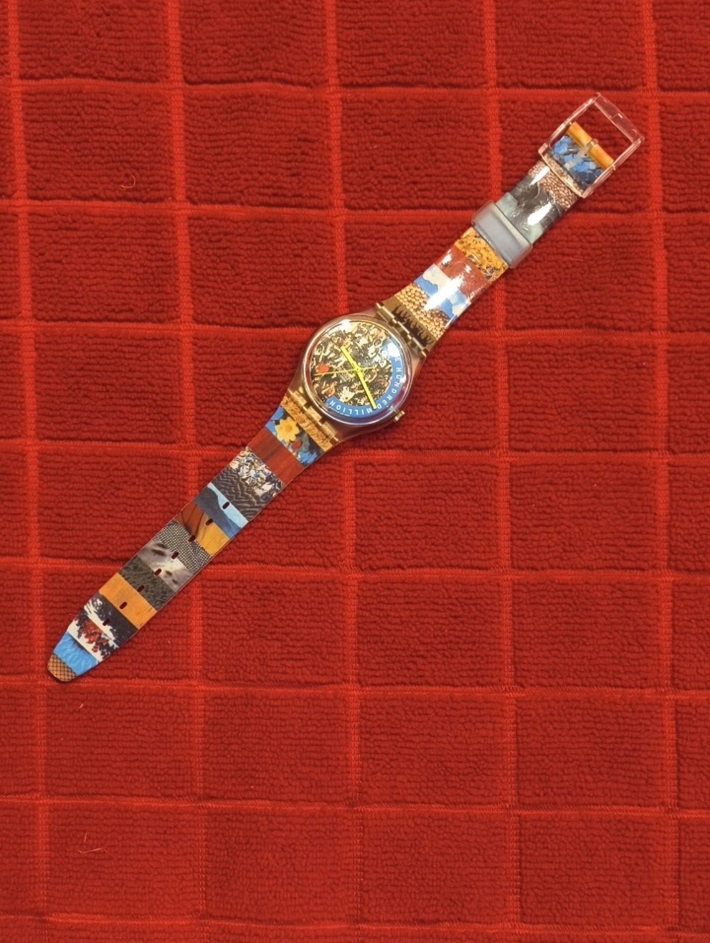 Swatch GZ126 Gent 33mm New Running! 1992 "The People Case And Papers - Stellar!